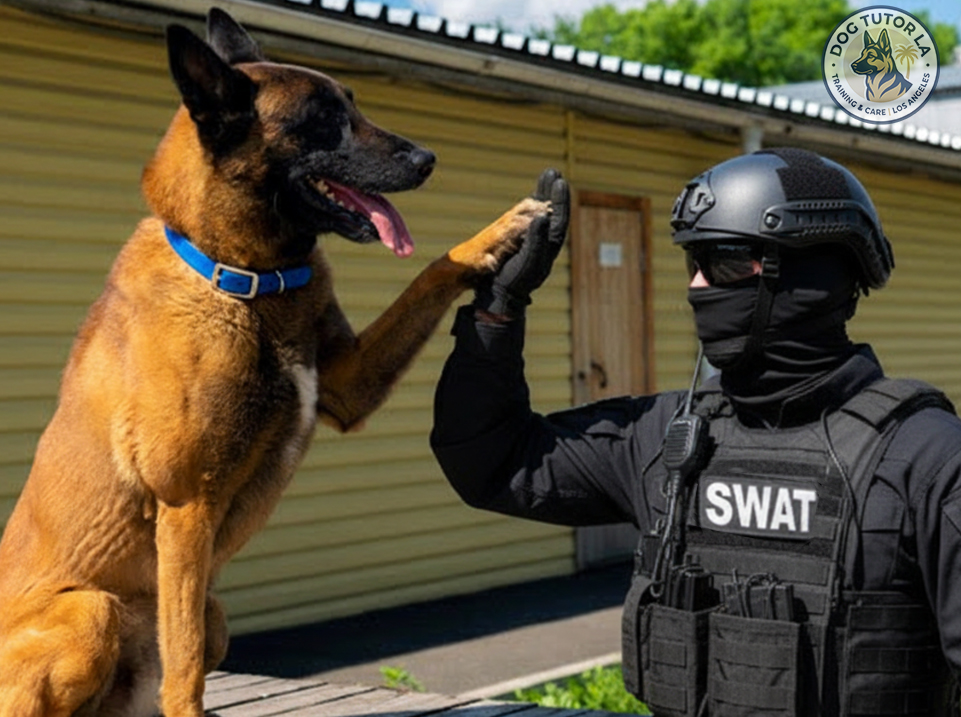High-arousal recall proofing with working dog